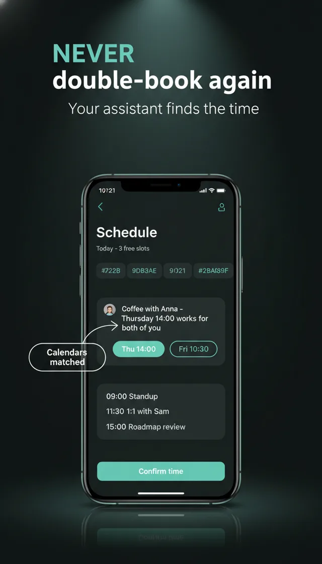 Spotlight style candidate: phone lit by a single beam on a dark stage